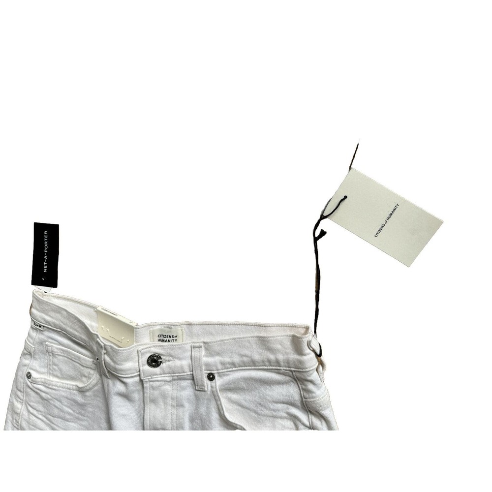 Citizens of Humanity Calista White Curved Taper Jeans Richie Size 27 NWT $228 - Picture 4 of 8
